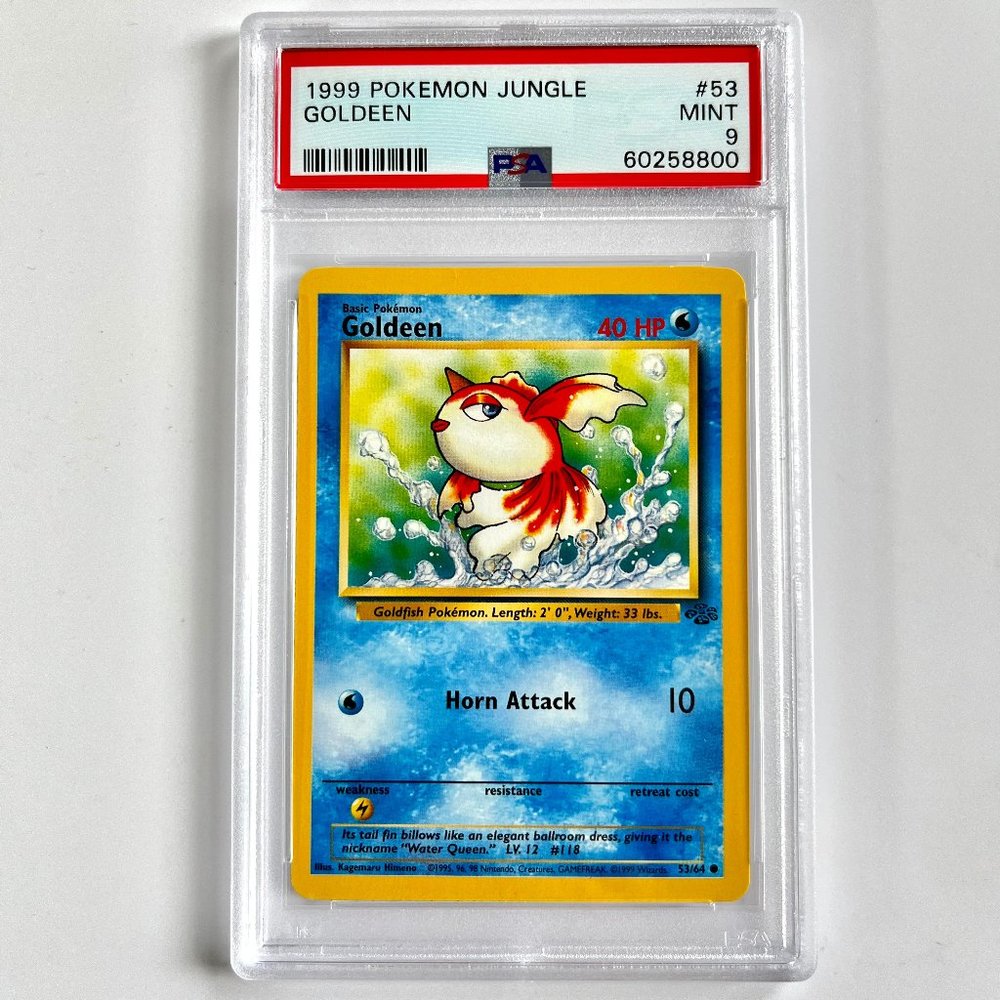 PSA 9 Goldeen Mint 53/64  Jungle Set Unlimited 1999 Pokémon 60258800